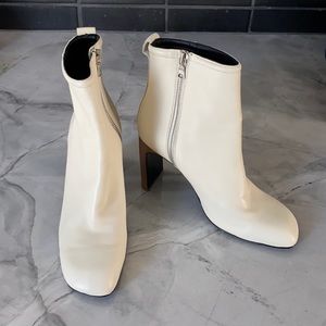 Rag & Bone Ivory Leather booties